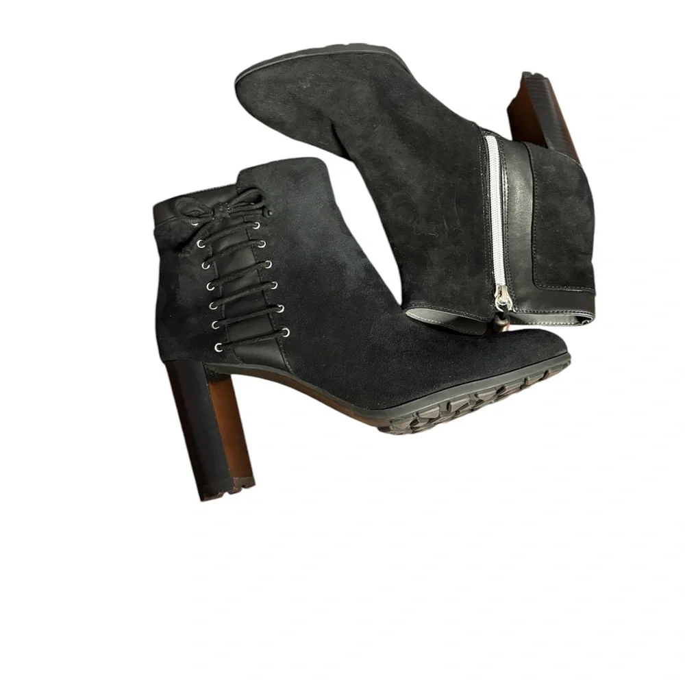 Adrienne vittadini women’s black 4” heel ankle boot size 10 - Picture 1 of 5